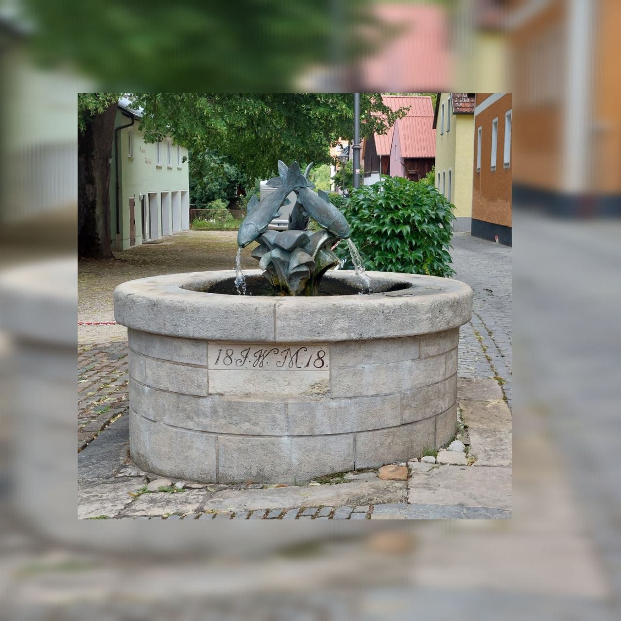 Der Fischbrunnen von Albert Scholz