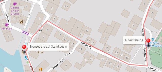 Skizze: Durch die Lange Gasse