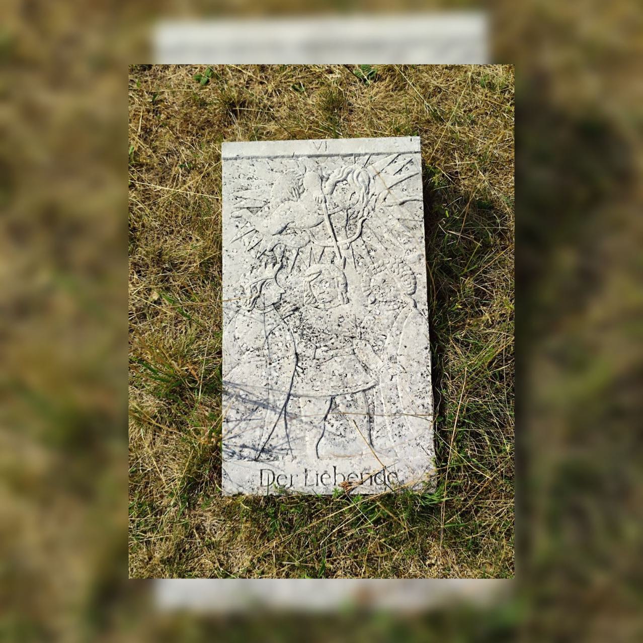 Eine Tarotkarte - der Liebende - von Hans Baumer