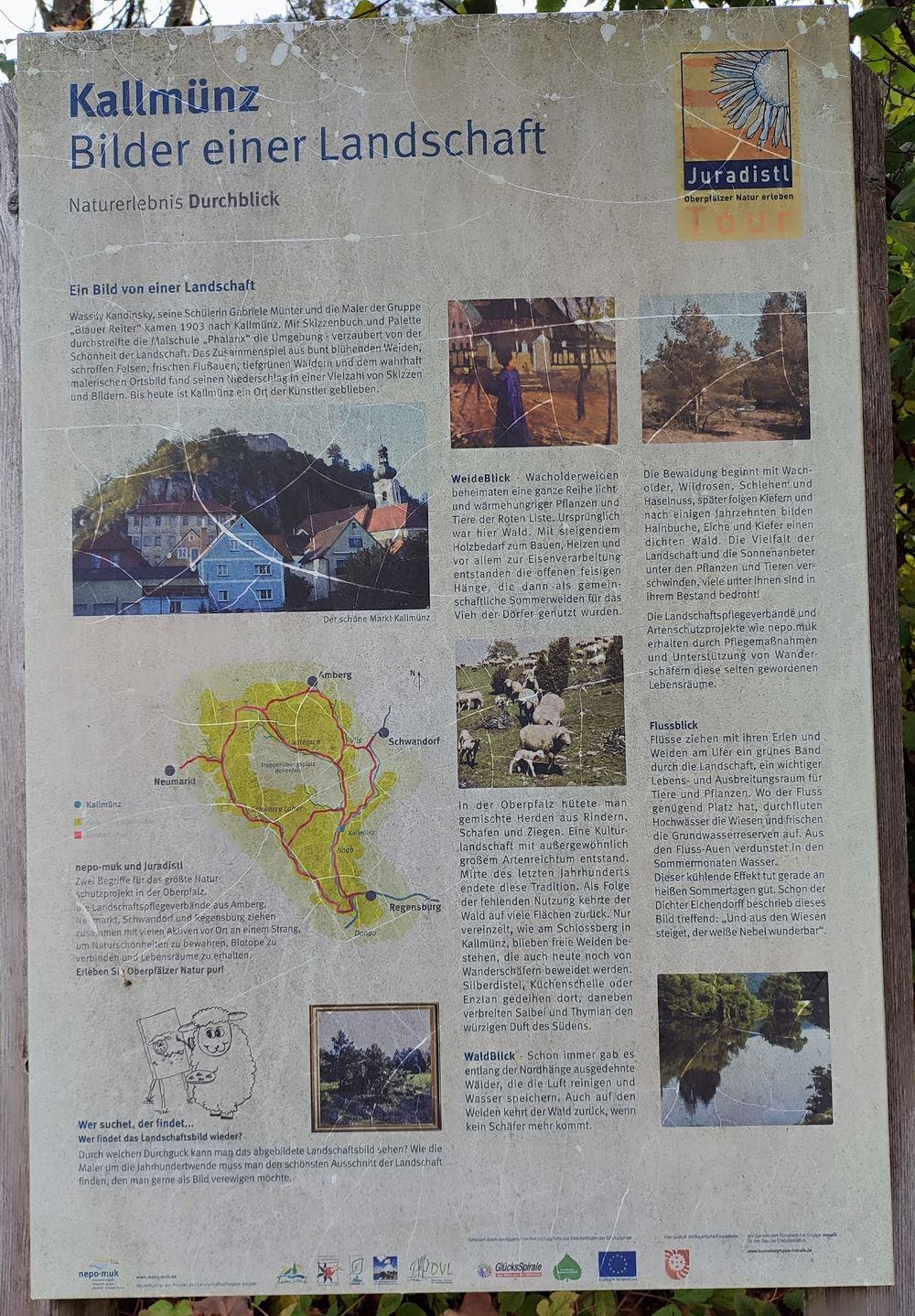 Durchblicke-Infotafel